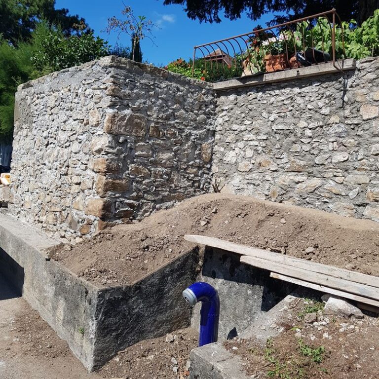 Réparation de murs en pierre